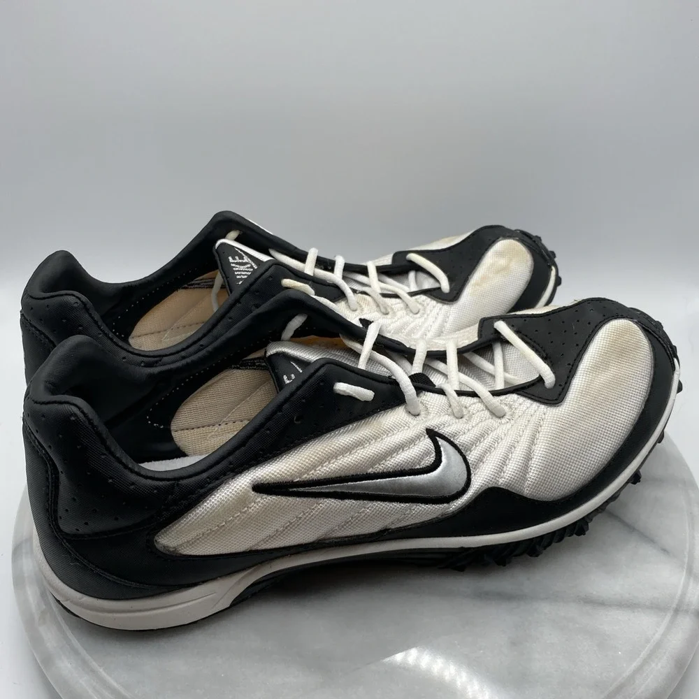 Women's 10 Nike Rival XC 6 Jenna Black White Cross Country Track Running *Read